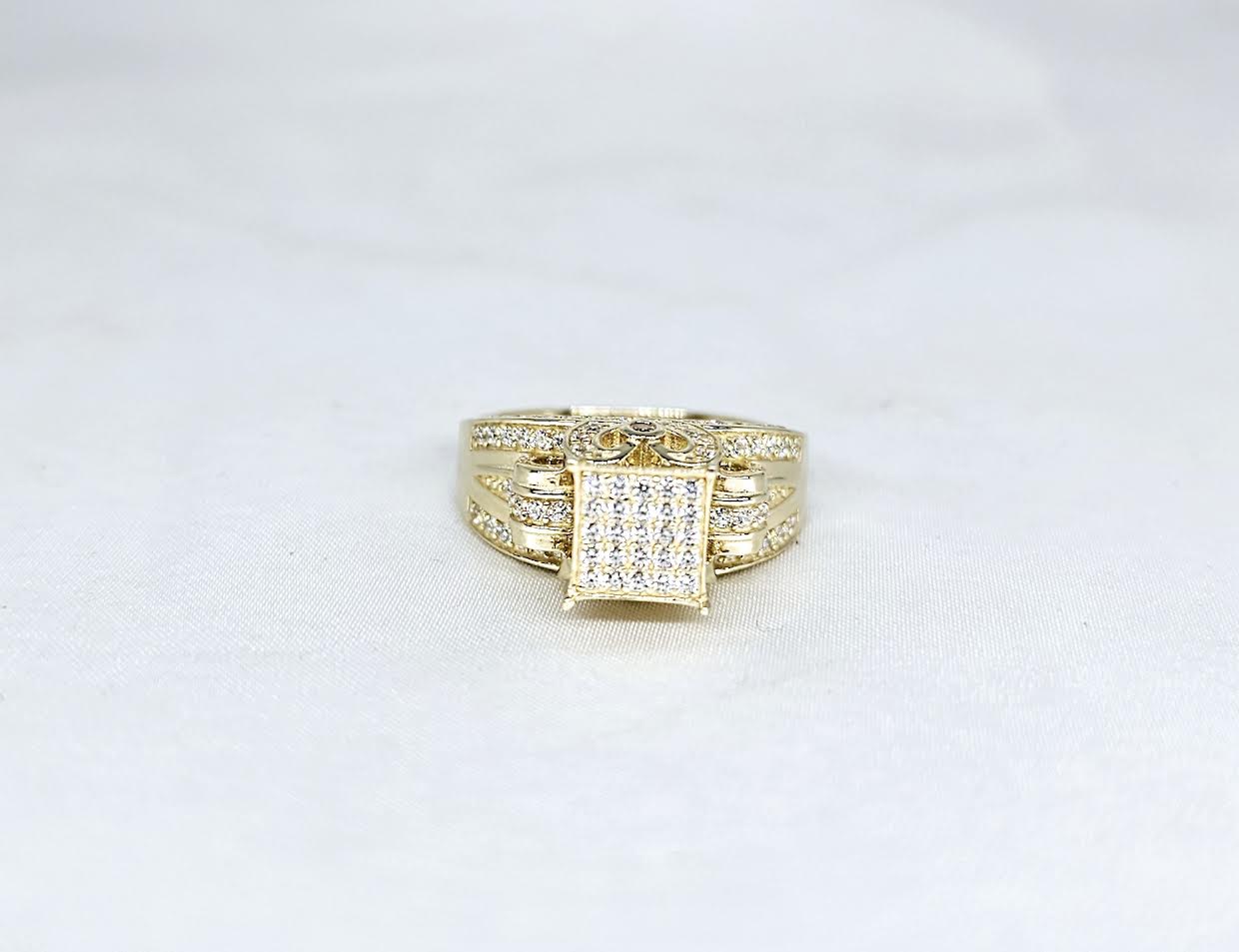 Sortija de Matrimonio Fancy 14k