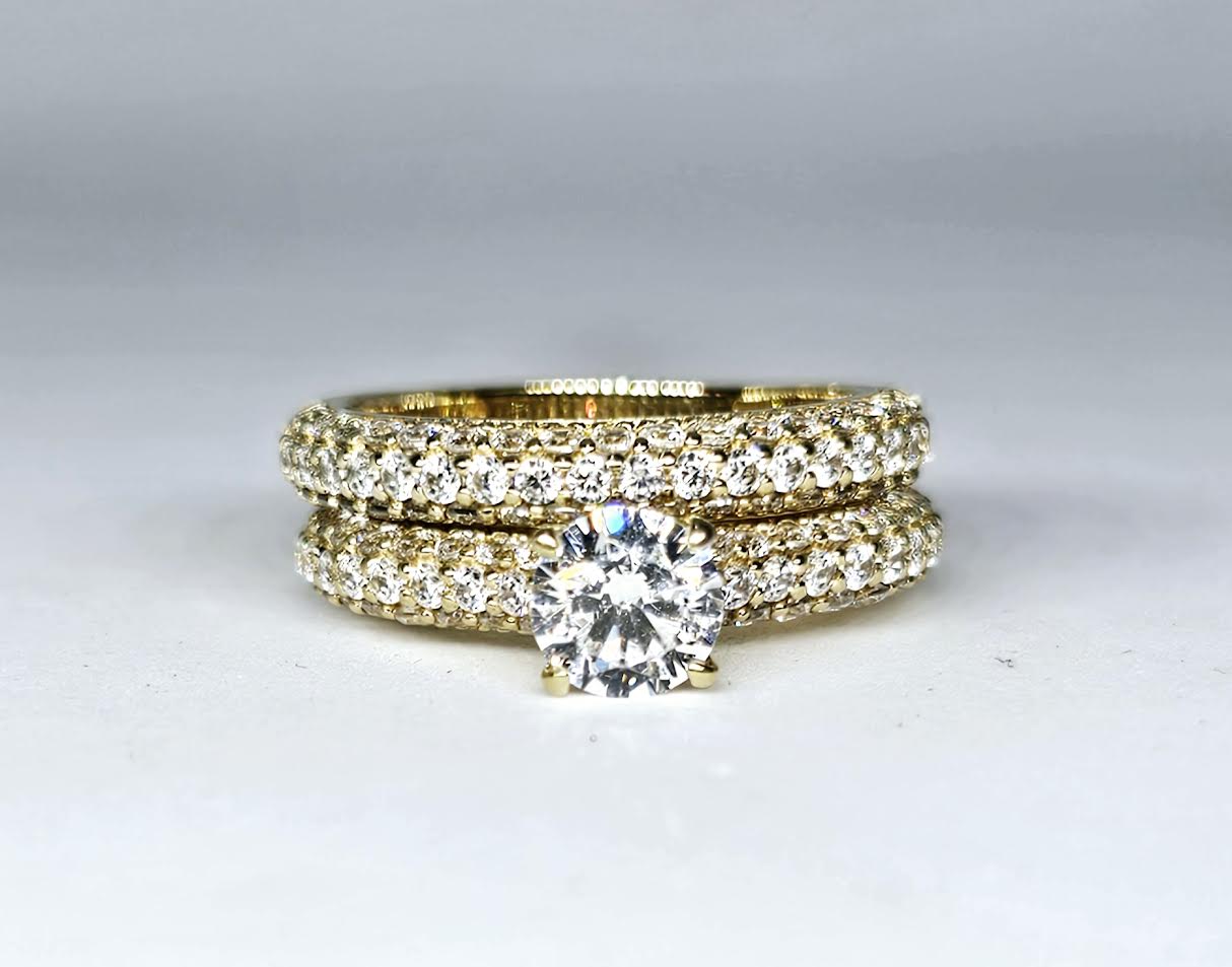 Set de Matrimonio 10k CZ