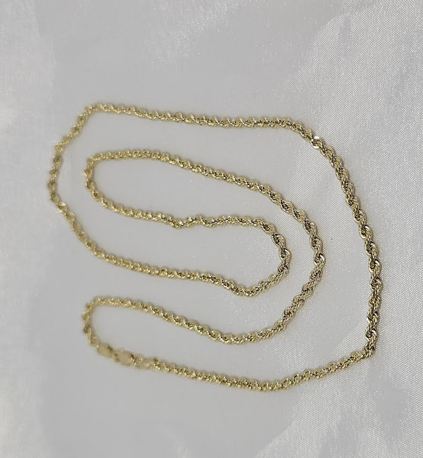 Cadena Eslabón Soga 14k