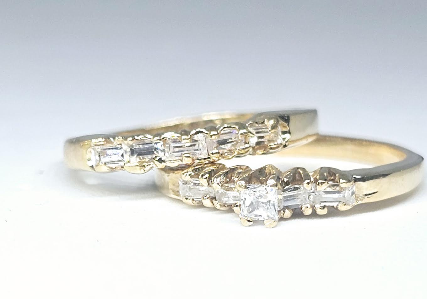 Set de Matrimonio 14k CZ