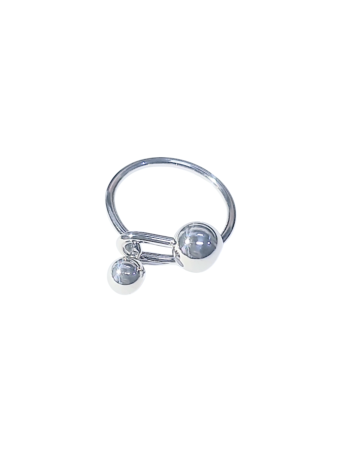 Sortija de bolas S/Steel size 8