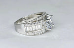 Sortija de Matrimonio Oro Blanco 14k