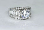 Sortija de Matrimonio Oro Blanco 14k