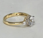 Sortija de Compromiso 14k CZ