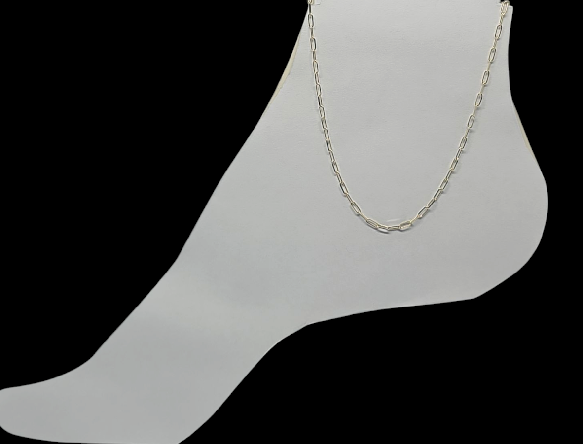 Tobillera 14k eslabones
