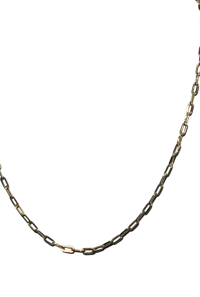 Cadena Paper Clip 14k