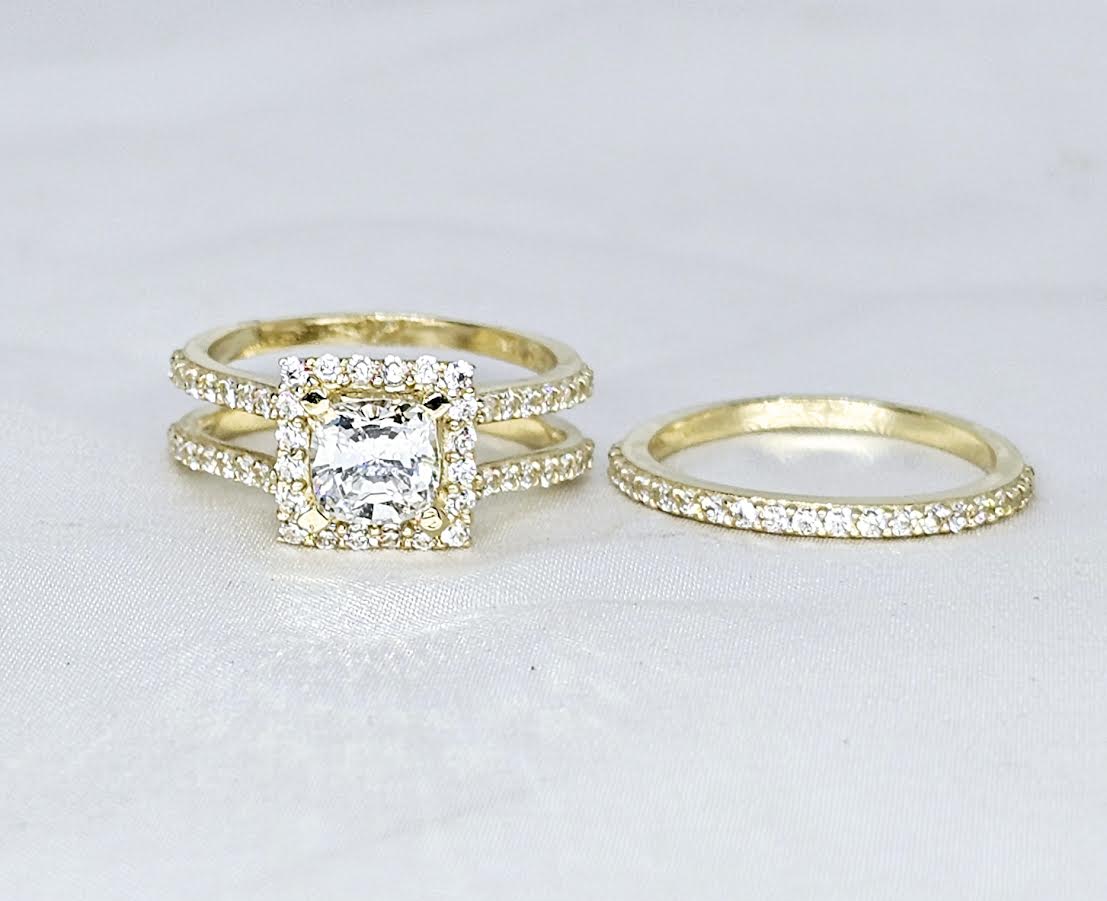 Set Matrimonio14k CZ
