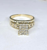 Sortija de Matrimonio 14k CZ