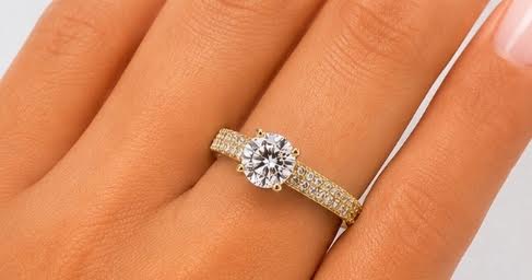 Sortija de Matrimonio o Compromiso 10k Cz