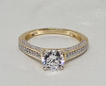 Sortija de Compromiso 14k CZ