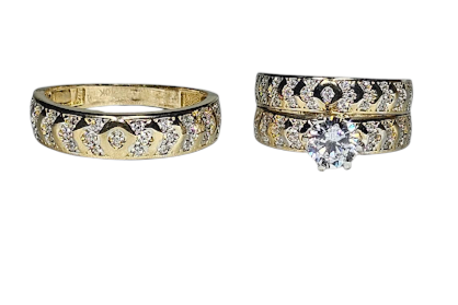 Trio Matrimonio 10k CZ