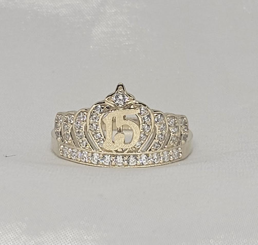 Sortija de Corona 15 14k