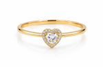 Sortija de Corazon 14K CZ
