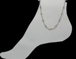 Tobillera Fancy 2tonos 14k