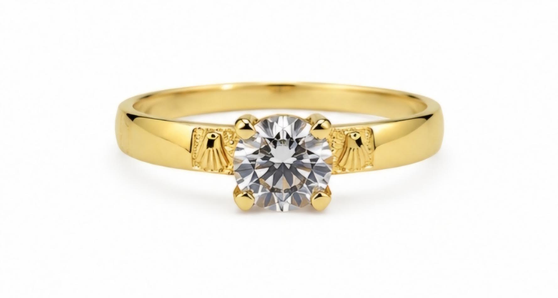 Sortija de Matrimonio 10k CZ