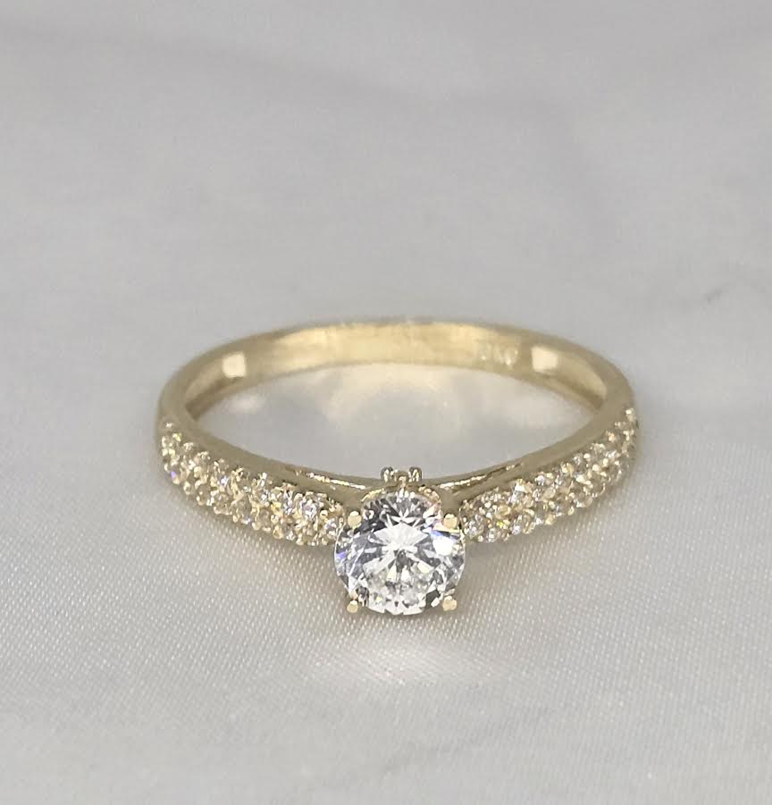 Solitario 10k CZ