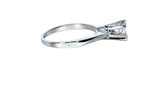 Sortija de Compromiso Oro Blanco 14k