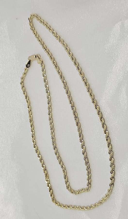 Cadena Eslabón Soga 14k