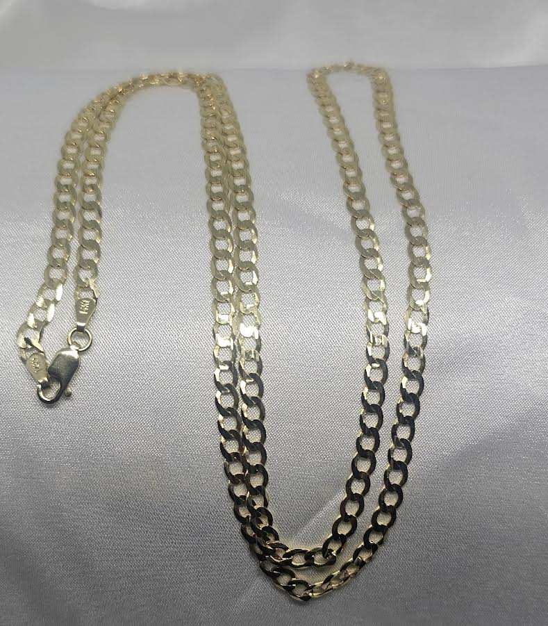 Cadena Eslabon Cubano 14k