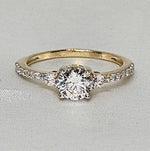 Sortija de Compromiso 14k CZ