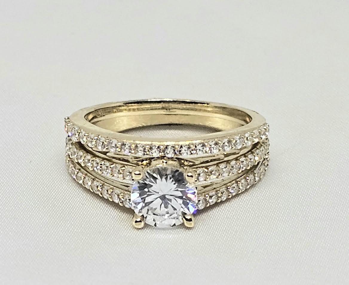 Set de matrimonio 10k CZ