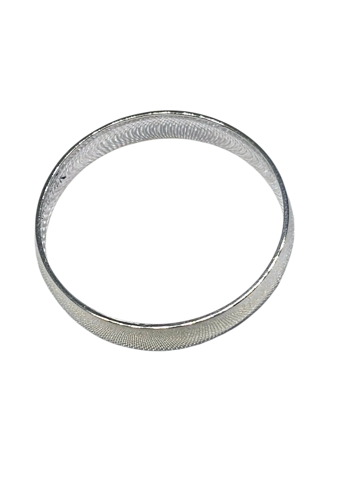 Aro de Caballero Oro Blanco 10k