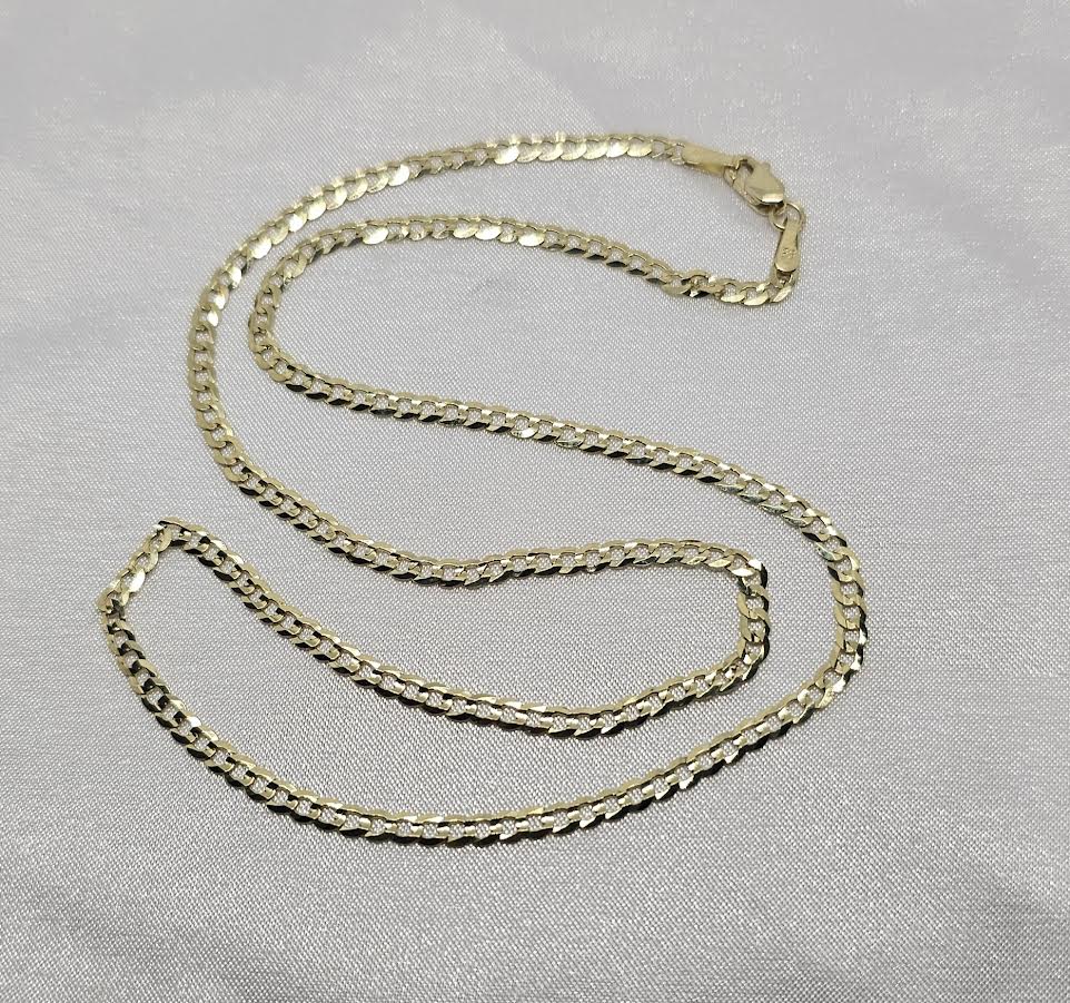 Cadena Cubana 14k