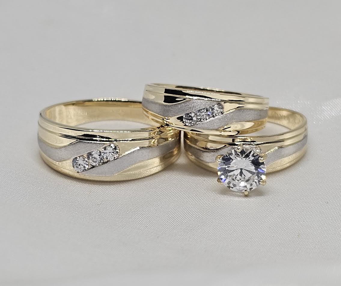 Trio de Matrimonio 14k