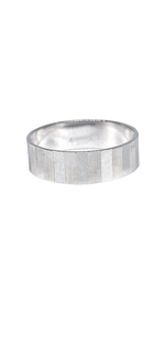 Aro De Caballero Oro Blanco 14k