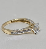 Sortija de Compromiso 14k CZ