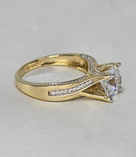 Sortija de Compromiso 14k CZ