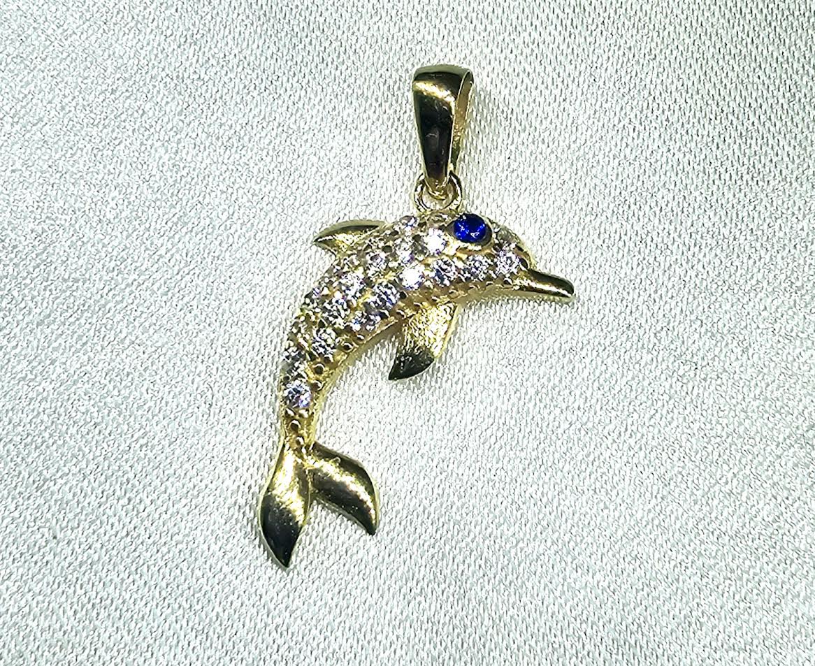 Charm de Delfin 14k
