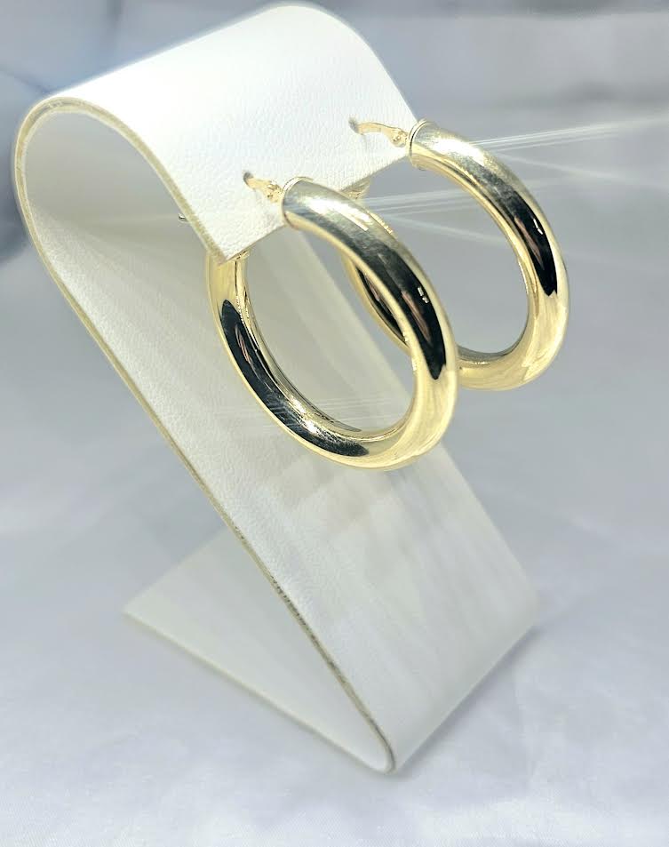 Pantallas Argollas en Oro 14k
