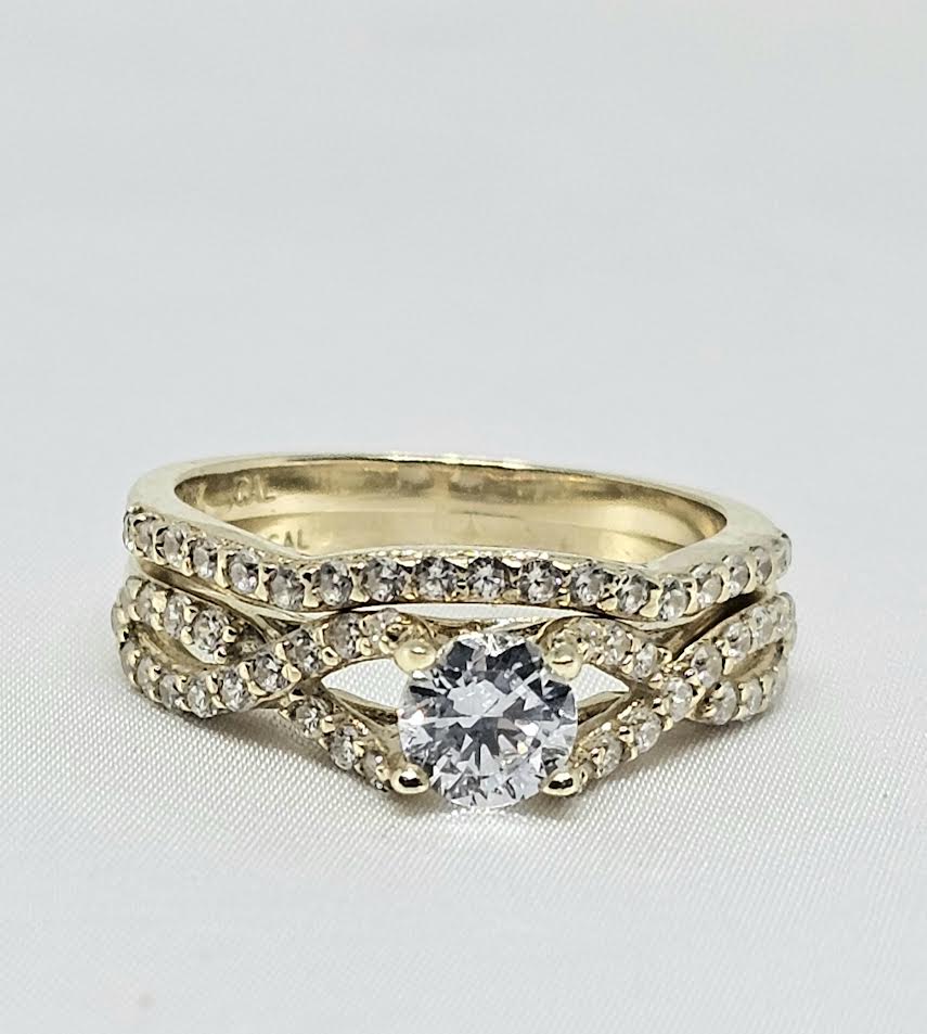 Set de Matrimonio 10k CZ