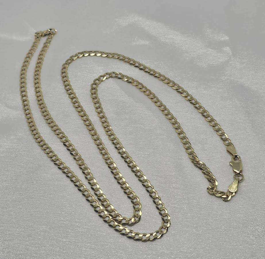 Cadena Cubana 14k
