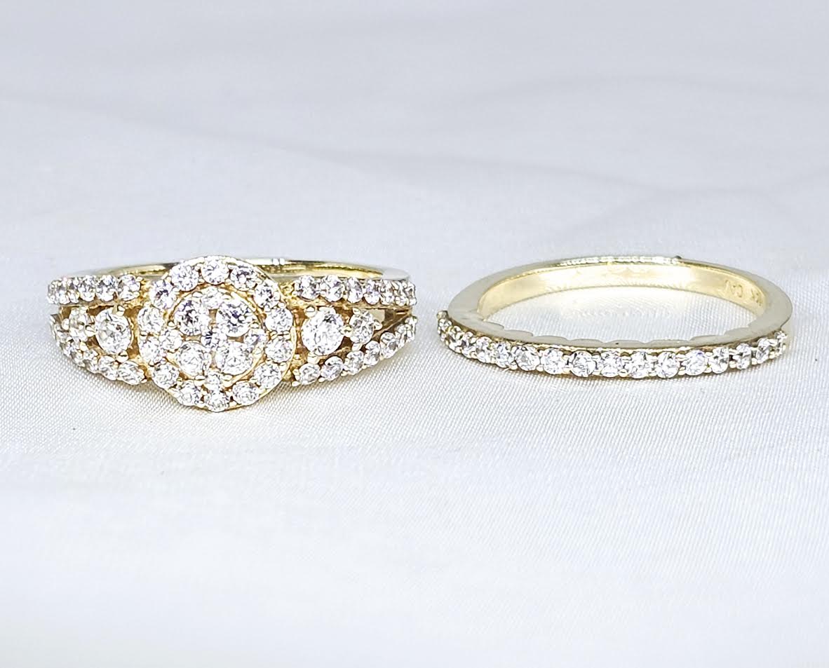 Set de Matrimonio 10k CZ
