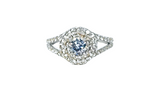 Sortija Compromiso Oro Blanco 14k