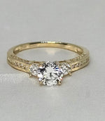 Sortija de Compromiso 14k CZ