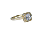 Sortija de compromiso 14k CZ