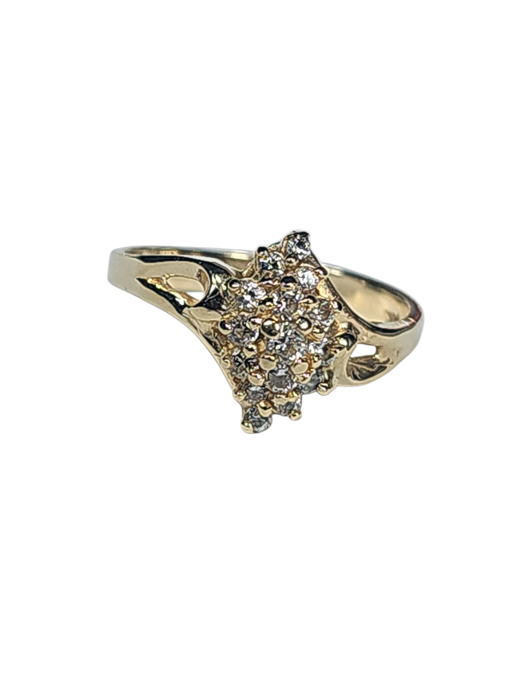 Sortija de Quinceañera 14k Cz