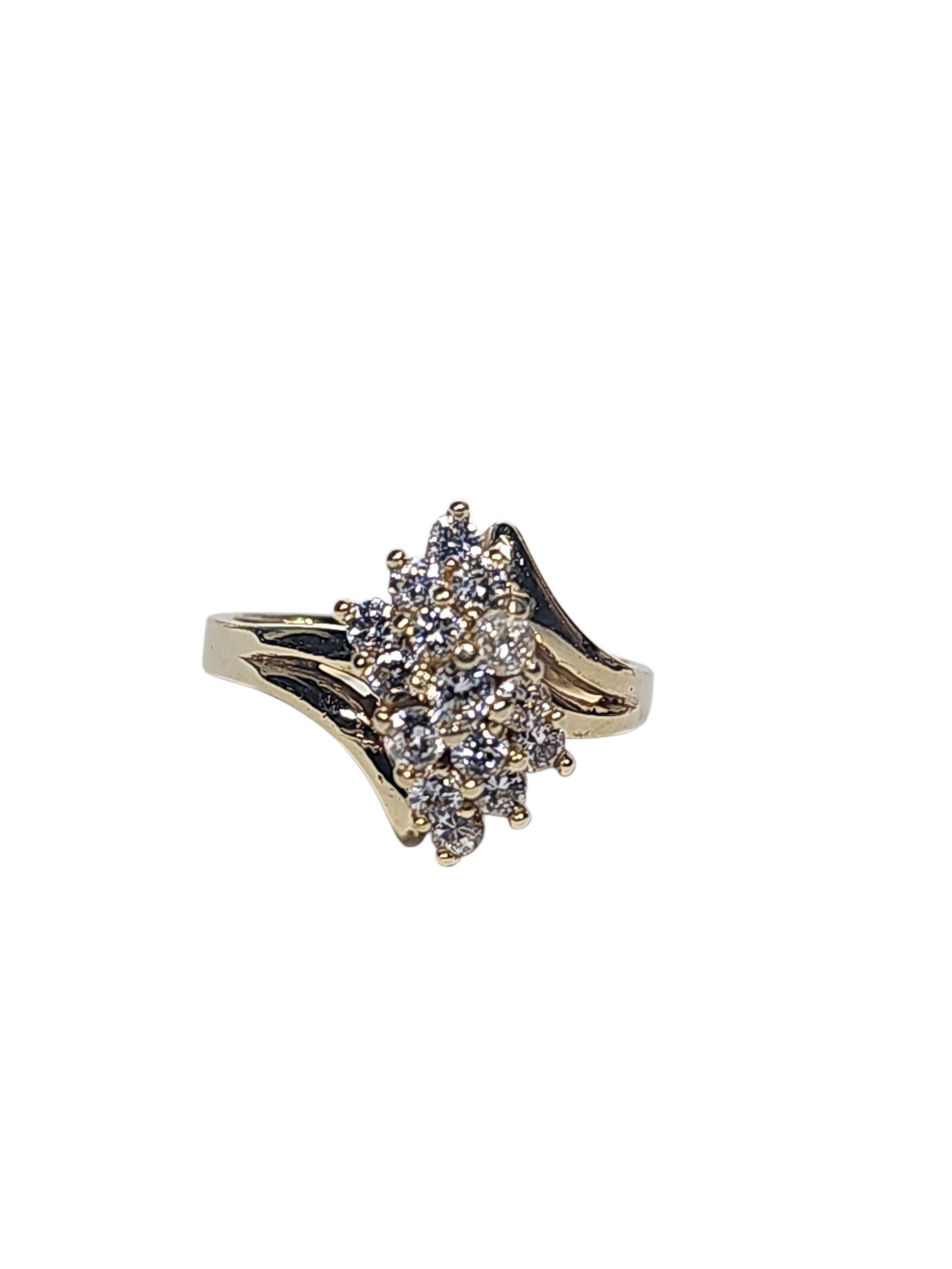 Sortija de Quinceañera 14k Cz