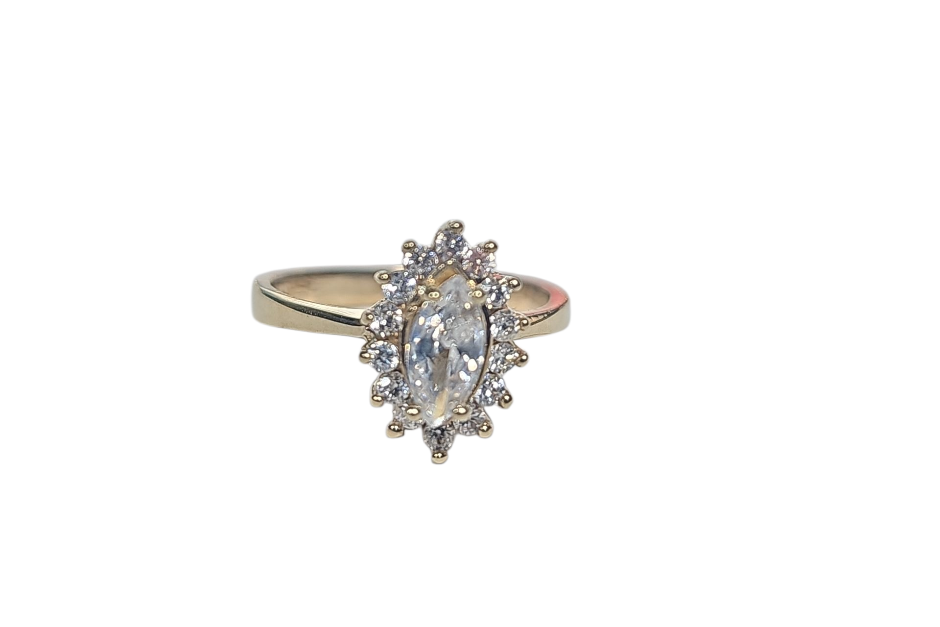 Sortija Quinceañera 14k Cz