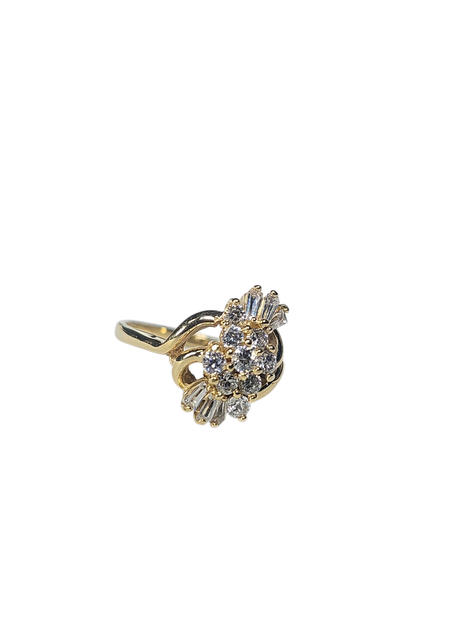Sortija de Quinceañera 14k Cz