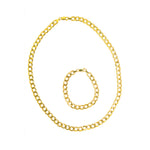 Set de Cadena y Pulsera 10K