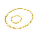 Set de Cadena y Pulsera 10K
