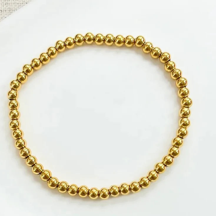 pulsera elastica dorada S/Steel