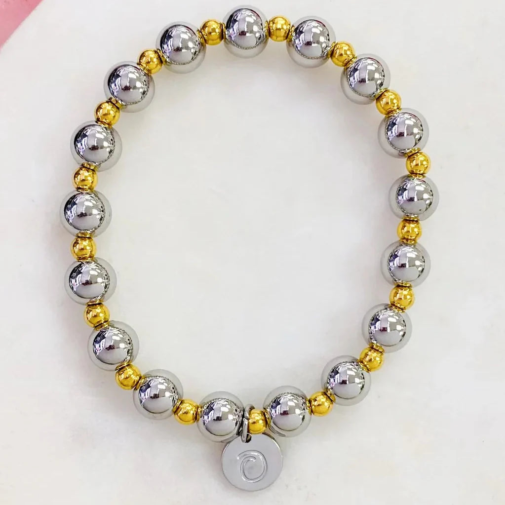Pulsera 2tonos elastica S/Steel