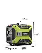 Generador inverter green magic mg6500di