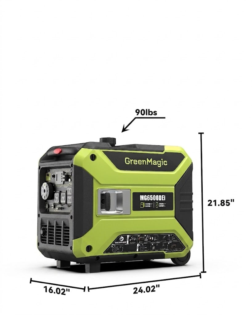 Generador inverter green magic mg6500di