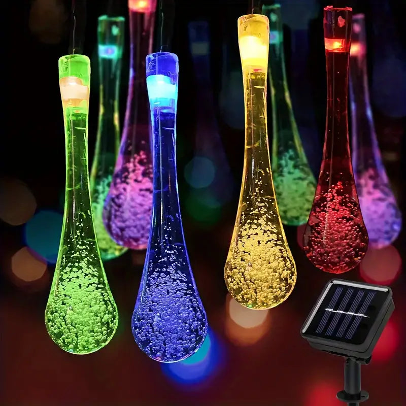 Bombillas de Navidad Tipo Gota Multicolores